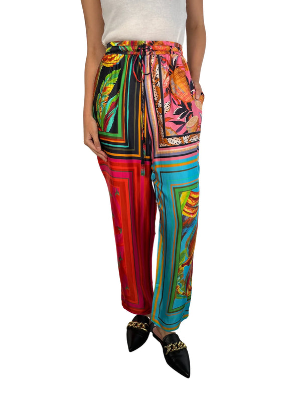 Pantalon fluide multicolore (s)*-FARM Rio-La Penderie du Paradis 🕊