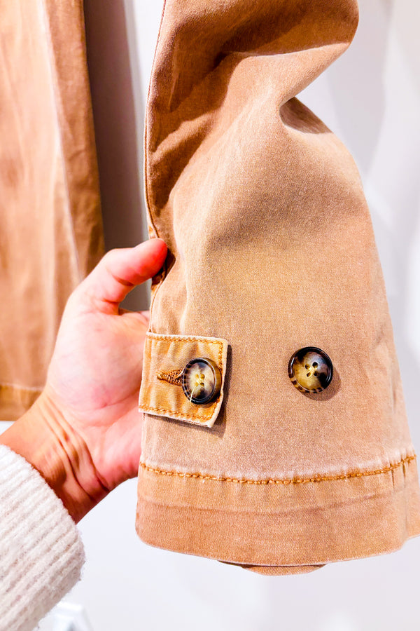 Pantalon utility taupe à taille haute (s)-Reitmans-La Penderie du Paradis 🕊