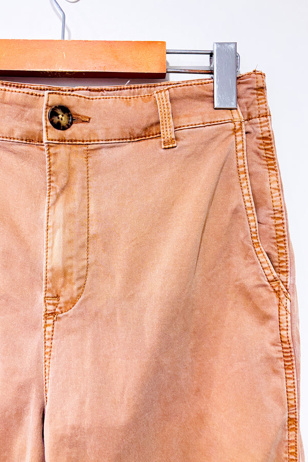 Pantalon utility taupe à taille haute (s)-Reitmans-La Penderie du Paradis 🕊