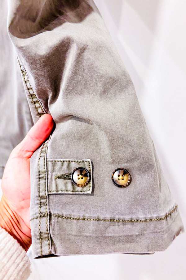 Pantalon utility kaki à taille haute (long) (s)-Reitmans-La Penderie du Paradis 🕊