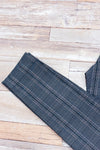 Pantalon extensible gris à carreaux longueur cheville (m)*-RW&CO.-La Penderie du Paradis 🕊