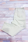 Pantalon vintage beige jambe droite (m)-Alia-La Penderie du Paradis 🕊