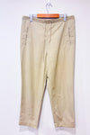 Pantalon vintage beige jambe droite (m)-Alia-La Penderie du Paradis 🕊