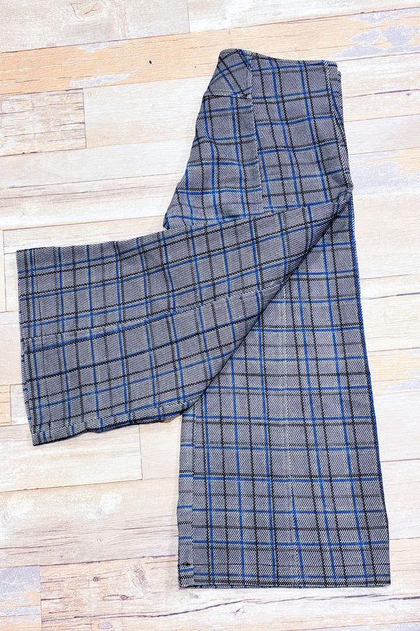 Pantalon 3/4 bleu et gris à carreaux (s)*-Bodybag by Jude-La Penderie du Paradis 🕊
