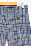Pantalon 3/4 bleu et gris à carreaux (s)*-Bodybag by Jude-La Penderie du Paradis 🕊