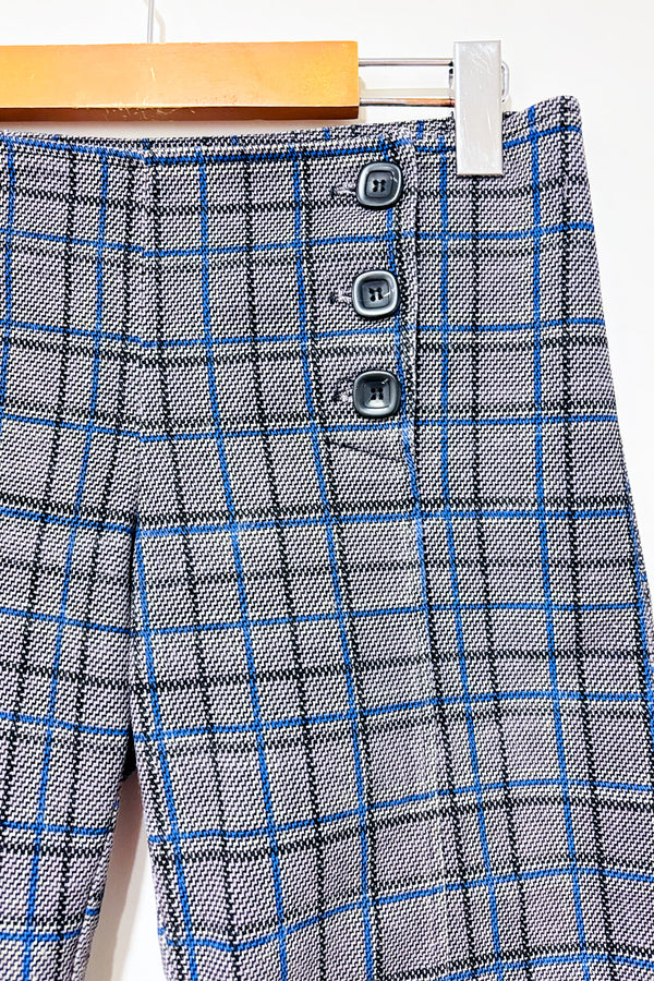 Pantalon 3/4 bleu et gris à carreaux (s)*-Bodybag by Jude-La Penderie du Paradis 🕊