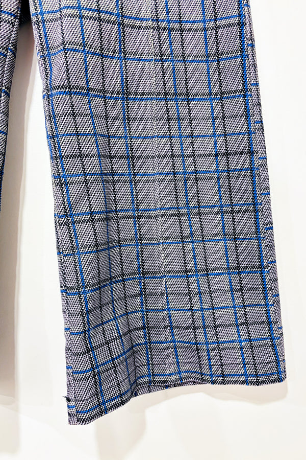 Pantalon 3/4 bleu et gris à carreaux (s)*-Bodybag by Jude-La Penderie du Paradis 🕊
