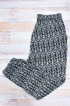 Pantalon fluide noir et blanc (s)-Simons-La Penderie du Paradis 🕊