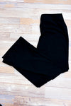 Pantalon noir jambe ample (m) seconde main - Reitmans- La Penderie du Paradis