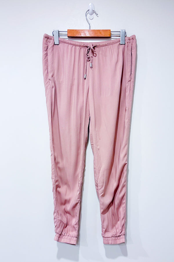 Pantalon fliude rose (s) seconde main - H&M- La Penderie du Paradis