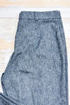Pantalon gris jambe droite (l)* seconde main - Cazza Petite- La Penderie du Paradis