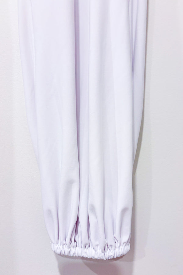 Pantalon blanc fluide seconde main - Norma Kamali- La Penderie du Paradis