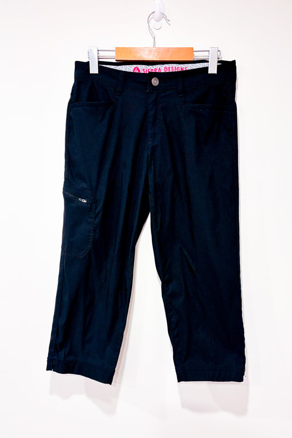 Pantalon 3/4 noir de plein air seconde main - Sierra Designs- La Penderie du Paradis