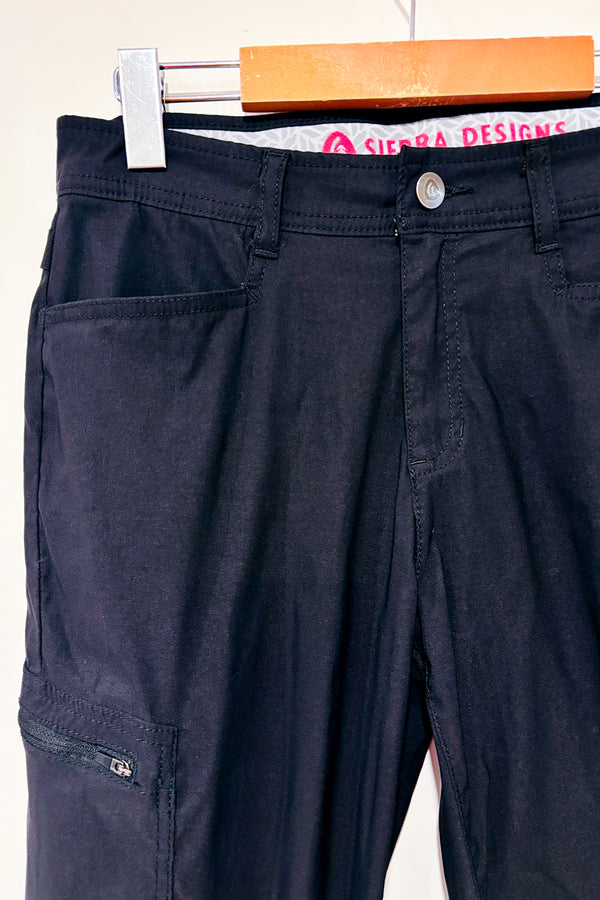 Pantalon 3/4 noir de plein air seconde main - Sierra Designs- La Penderie du Paradis