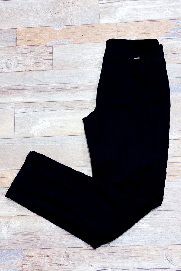 Pantalon noir extensible seconde main - S.C. & co- La Penderie du Paradis