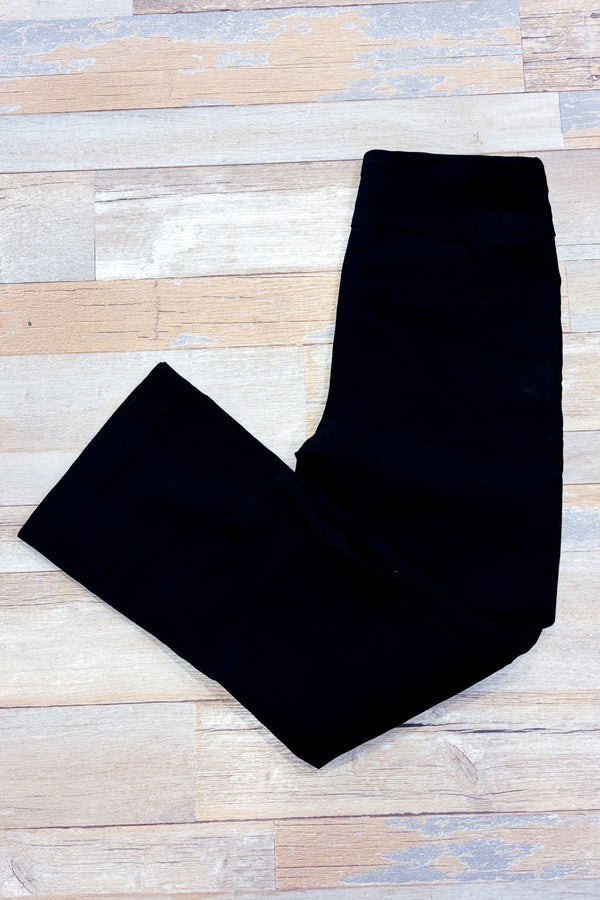 Pantalon noir extensible seconde main - Suzy Shier- La Penderie du Paradis