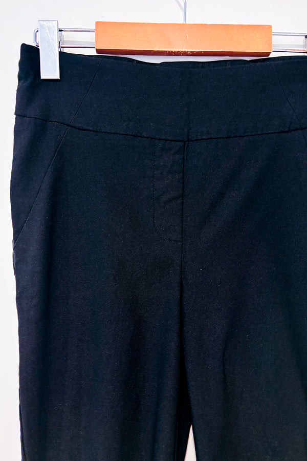 Pantalon noir extensible seconde main - Suzy Shier- La Penderie du Paradis