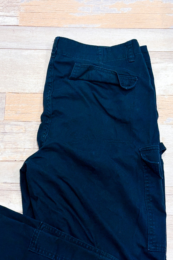 Pantalon cargo noir seconde main - H&M- La Penderie du Paradis