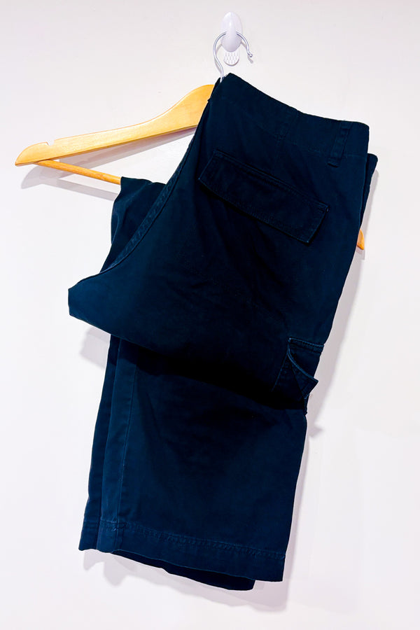 Pantalon cargo noir seconde main - H&M- La Penderie du Paradis