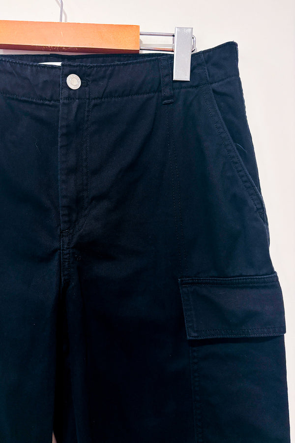 Pantalon cargo noir seconde main - H&M- La Penderie du Paradis