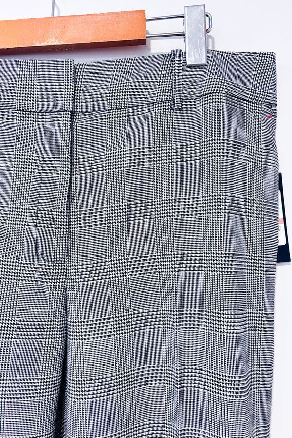 Pantalon Sutton Boot leg noir et blanc à carreaux* seconde main - Tommy Hilfiger- La Penderie du Paradis