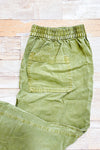 Pantalon jogger fluide kaki seconde main - H&M- La Penderie du Paradis