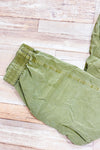 Pantalon jogger fluide kaki seconde main - H&M- La Penderie du Paradis