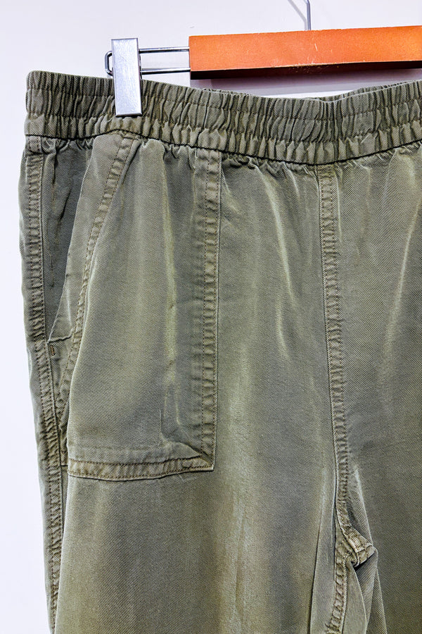 Pantalon jogger fluide kaki seconde main - H&M- La Penderie du Paradis