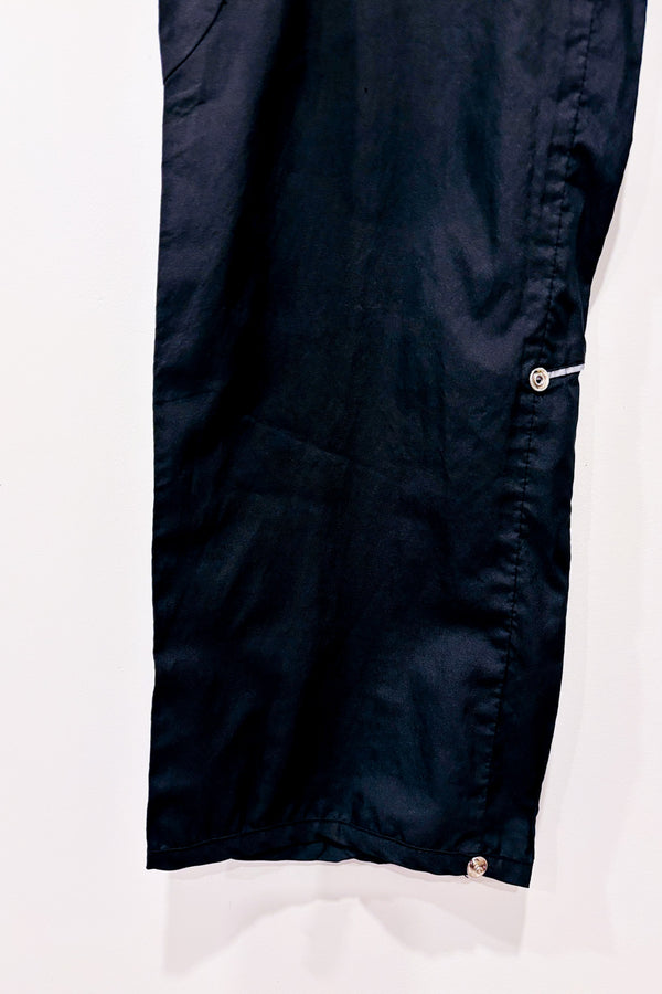 Pantalon noir coupe-vent seconde main - Orage- La Penderie du Paradis