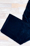 Pantalon noir en corduroy à taille haute* seconde main - H&M- La Penderie du Paradis