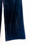 Pantalon noir en corduroy à taille haute* seconde main - H&M- La Penderie du Paradis
