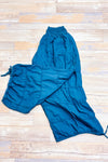 Pantalon ballon émeraude seconde main - Cotton Flower- La Penderie du Paradis