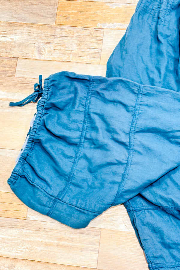 Pantalon ballon émeraude seconde main - Cotton Flower- La Penderie du Paradis