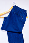 Pantalon marine jambe droite seconde main - Della Spiga- La Penderie du Paradis