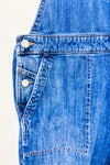 Salopette bleue en jeans* seconde main - GAP- La Penderie du Paradis