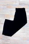 Pantalon noir fluide jambe ample à taille élastique* seconde main - Jones New York- La Penderie du Paradis