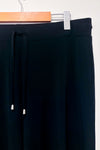 Pantalon noir fluide jambe ample à taille élastique* seconde main - Jones New York- La Penderie du Paradis