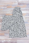 Pantalon fluide ample crème et noir motif animal * seconde main - La Penderie du Paradis- La Penderie du Paradis