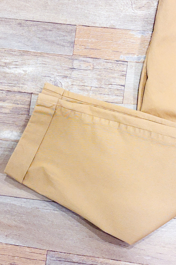 Pantalon beige jambe droite* seconde main - Zara- La Penderie du Paradis