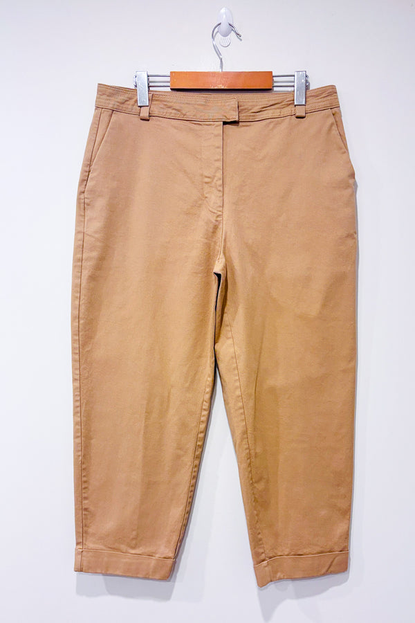 Pantalon beige jambe droite* seconde main - Zara- La Penderie du Paradis