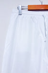 Pantalon blanc léger texturé à taille élastique* seconde main - Zara- La Penderie du Paradis