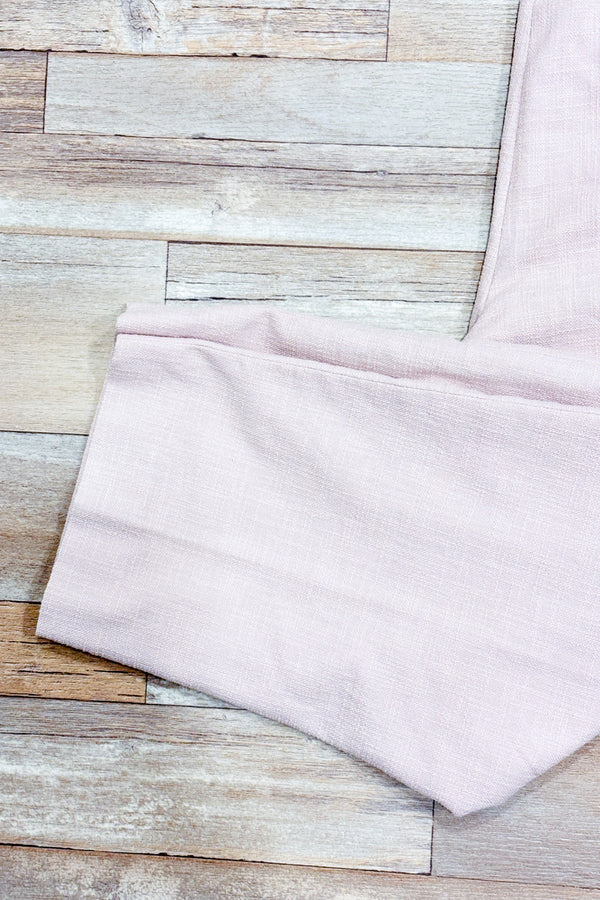 Pantalon rose pâle en coton coupe droite seconde main - Club Monaco- La Penderie du Paradis