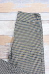 Pantalon extensible brun et noir à carreaux seconde main - Autres- La Penderie du Paradis
