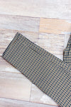 Pantalon extensible brun et noir à carreaux seconde main - Autres- La Penderie du Paradis