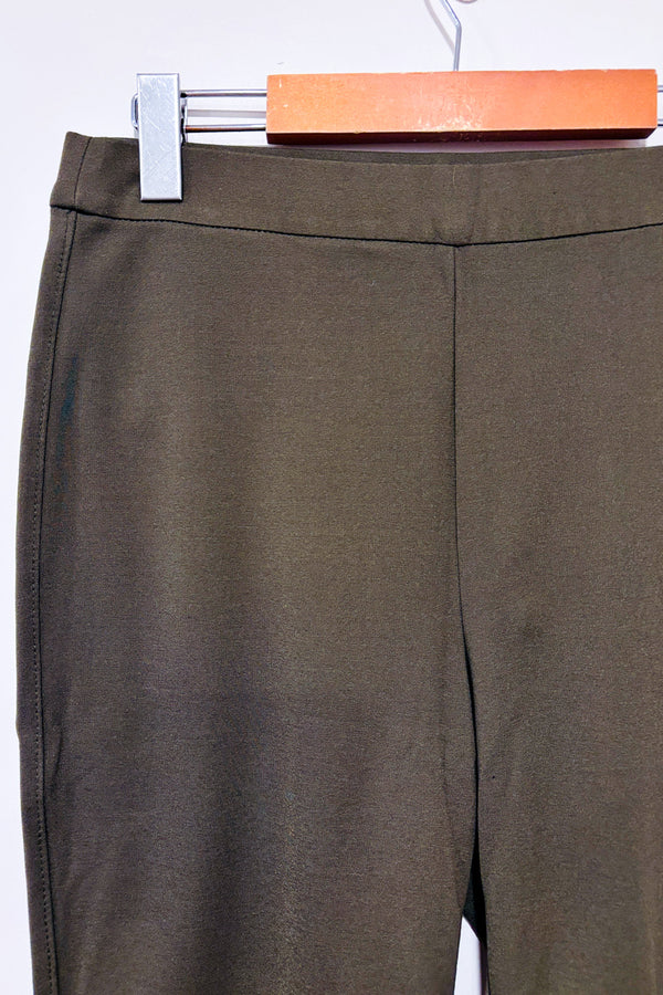Pantalon extensible kaki jambe étroite seconde main - Simons- La Penderie du Paradis