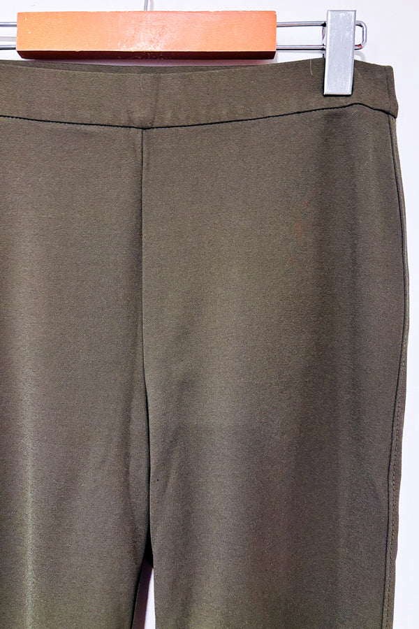 Pantalon extensible kaki jambe étroite seconde main - Simons- La Penderie du Paradis