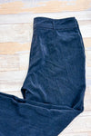 Pantalon gris jambe droite seconde main - Claire France- La Penderie du Paradis