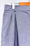 Pantalon gris léger à carreaux taille élastique* seconde main - Dynamite- La Penderie du Paradis
