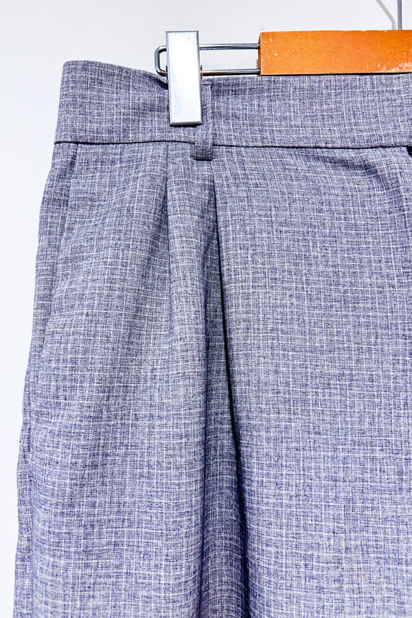 Pantalon gris léger à carreaux taille élastique* seconde main - Dynamite- La Penderie du Paradis