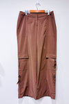 Pantalon cargo taupe léger à jambe ample* seconde main - San Francisco- La Penderie du Paradis